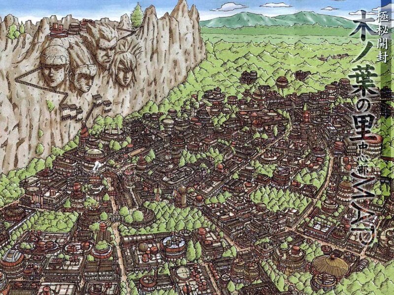 Konoha Village from Naruto