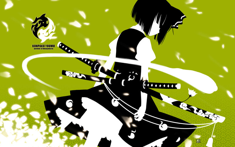 Konpaku Youmu with swords