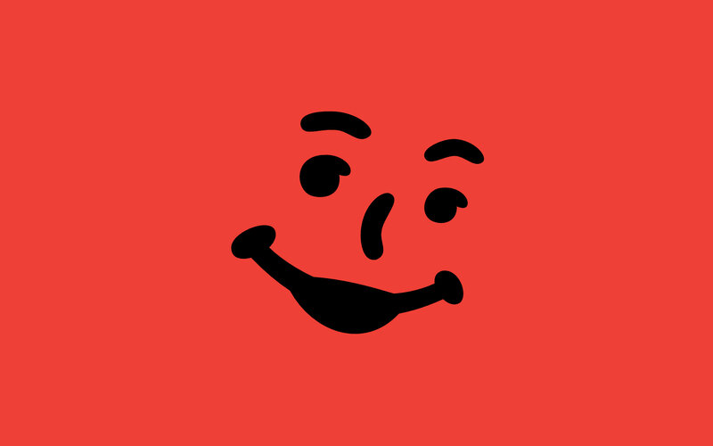 Kool-Aid Man Face — Red