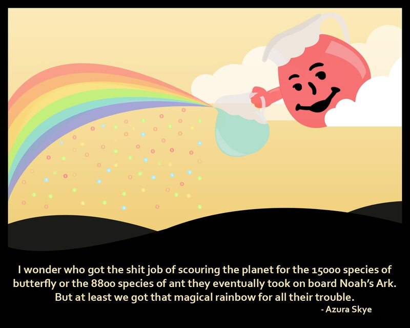 Kool-Aid Man rainbow