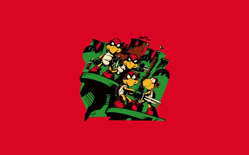 Koopa Troopas in action