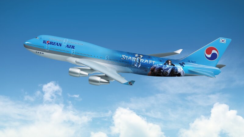 Korean Air StarCraft II livery