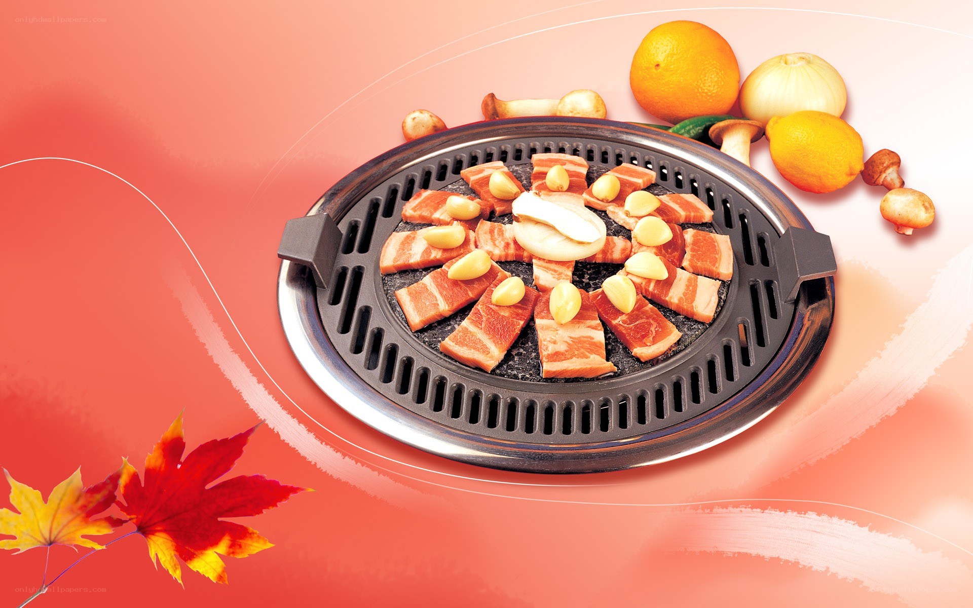 Korean barbecue meal
