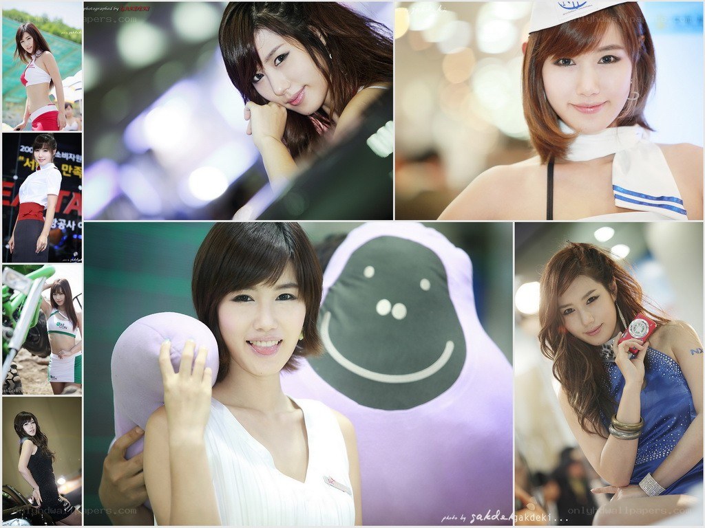 Korean beauty models at event