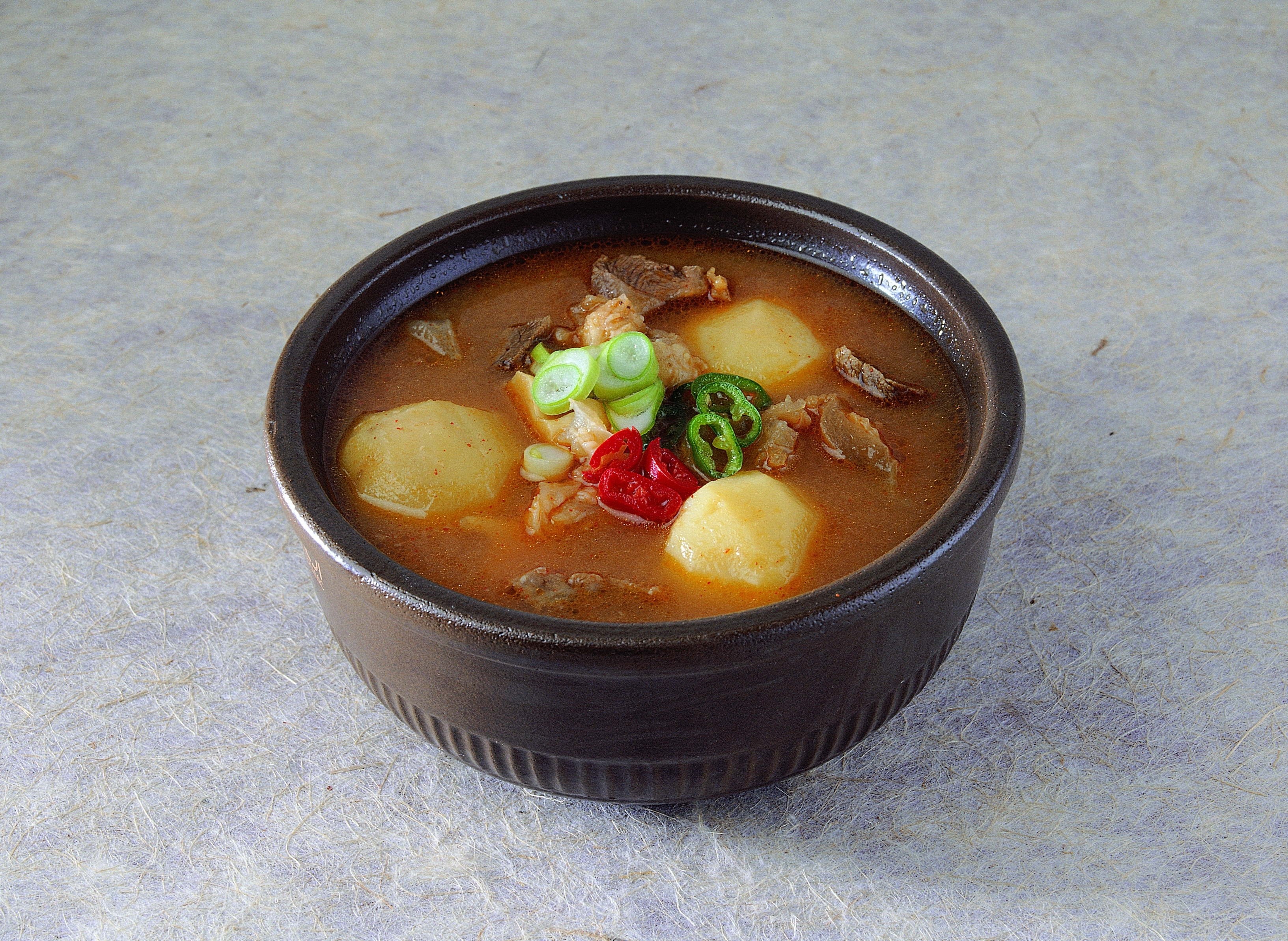 Korean beef and potato stew