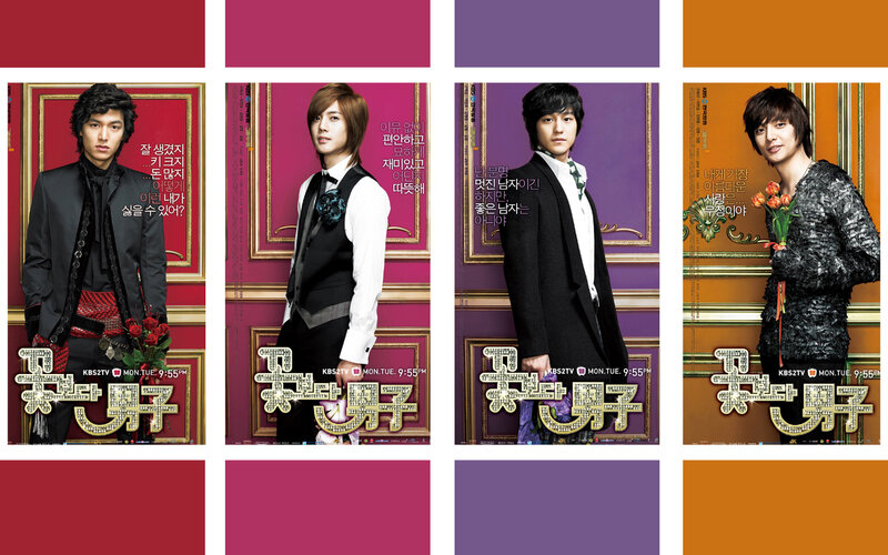 Korean drama character posters