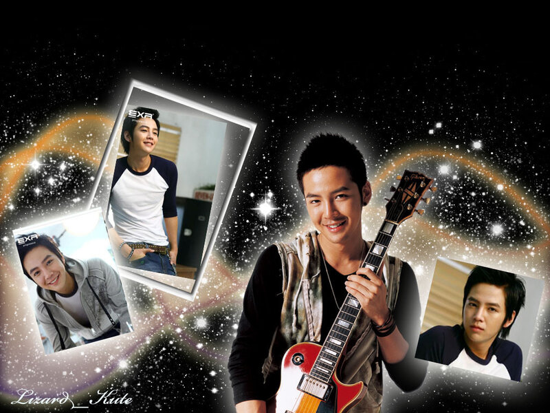 Korean musician with guitar
