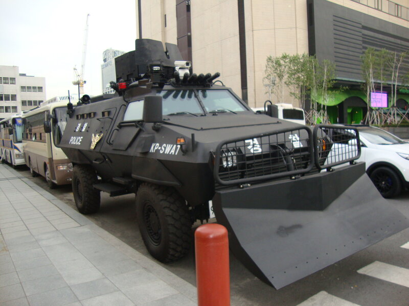 Korean police armored vehicle