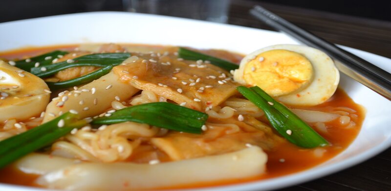 Korean Spicy Noodle Soup