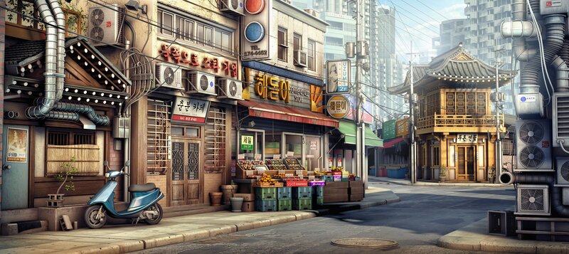 Korean Street Market