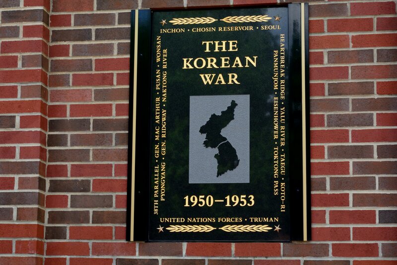 Korean War Memorial Plaque