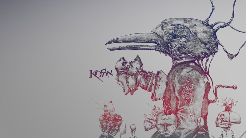 Korn album art with surreal imagery