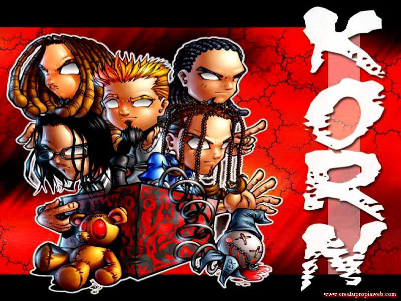 Korn band cartoon illustration