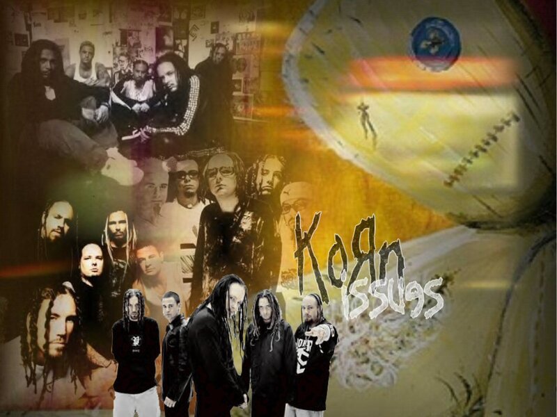 Korn band collage artwork