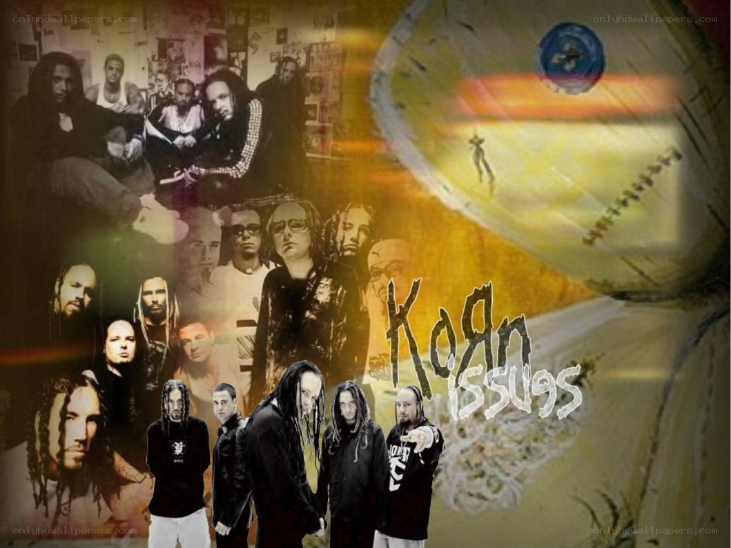 Korn band collage artwork