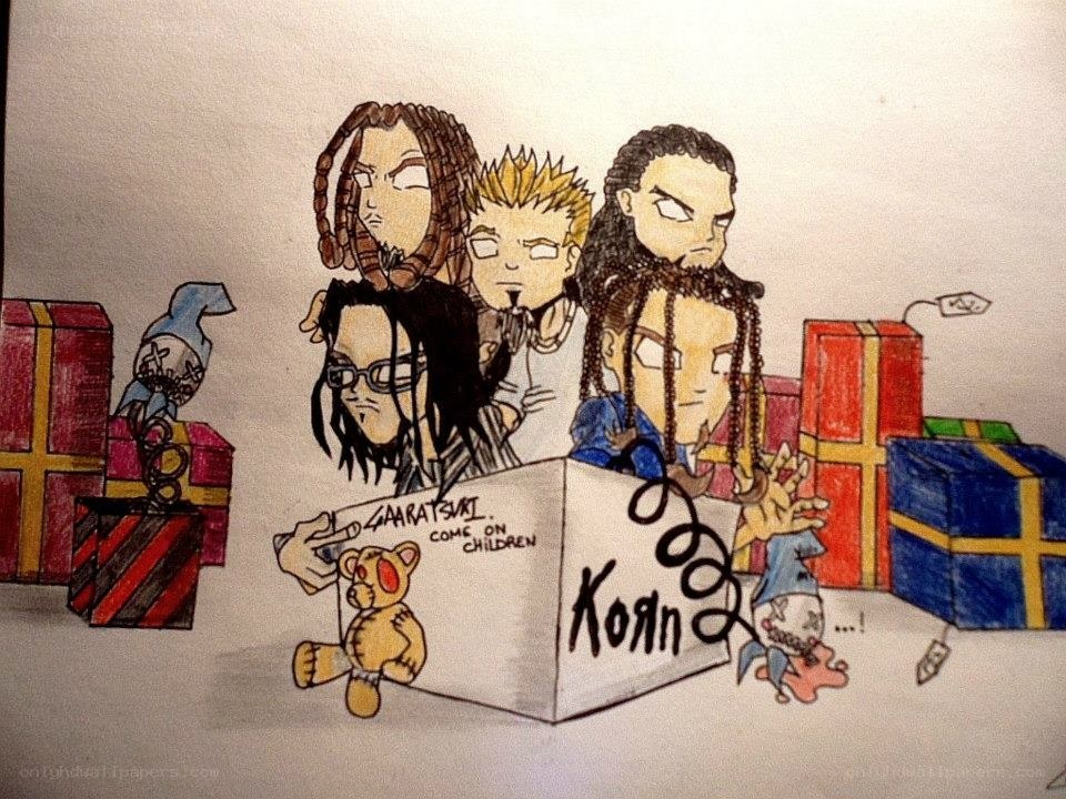 Korn band drawing