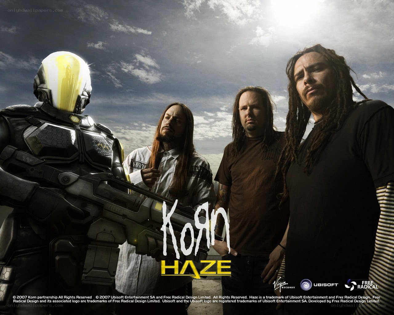 Korn band with Haze character