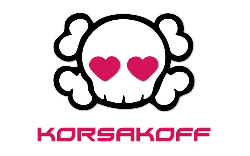 Korsakoff logo with skull