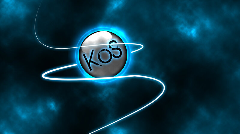 KOS Logo with Glowing Rings