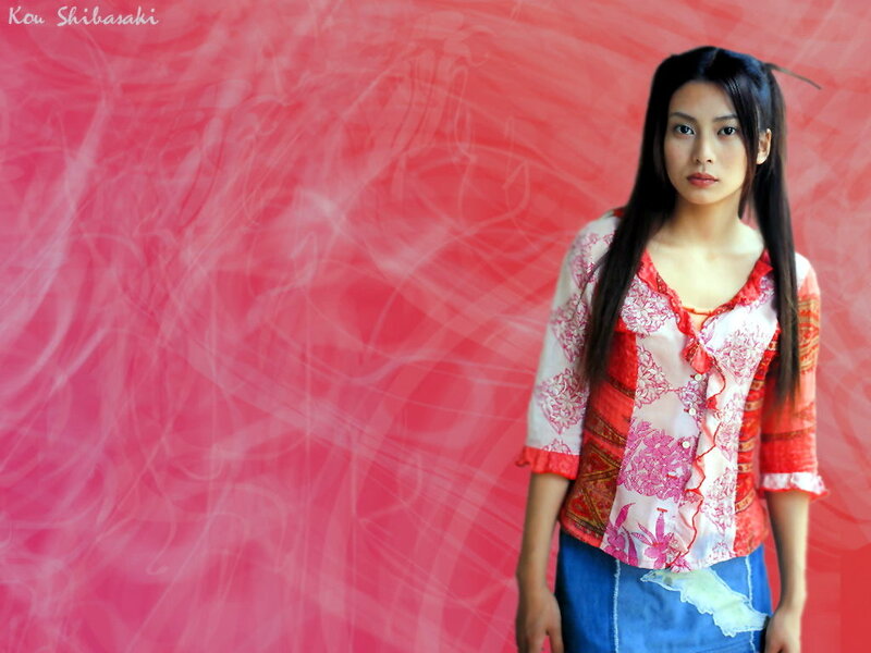 Kou Shibasaki in floral top
