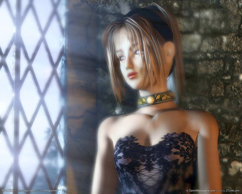 Koudelka character in a castle
