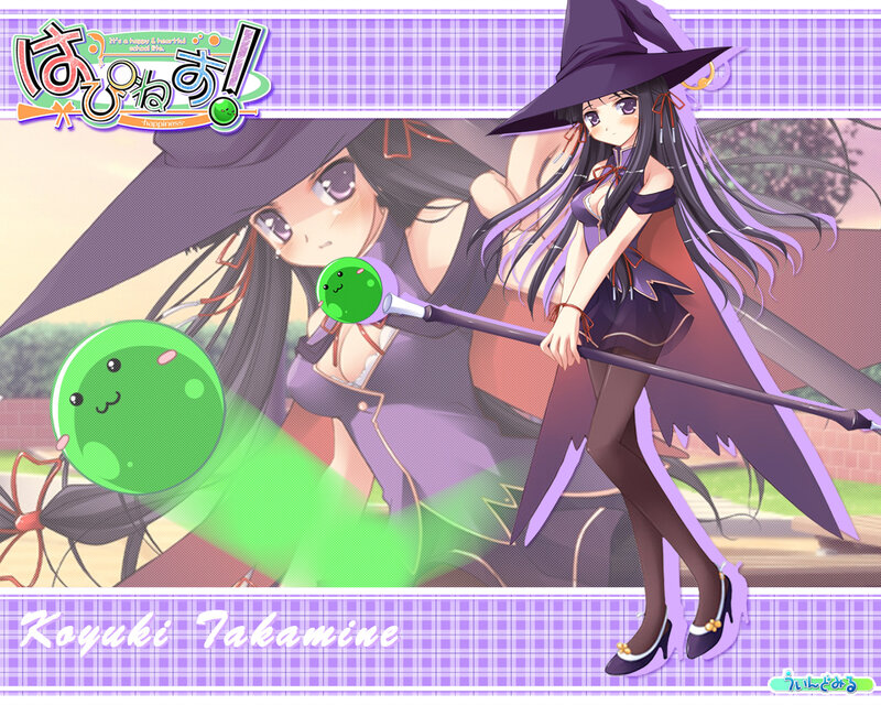 Koyuki Takamine in a witch outfit