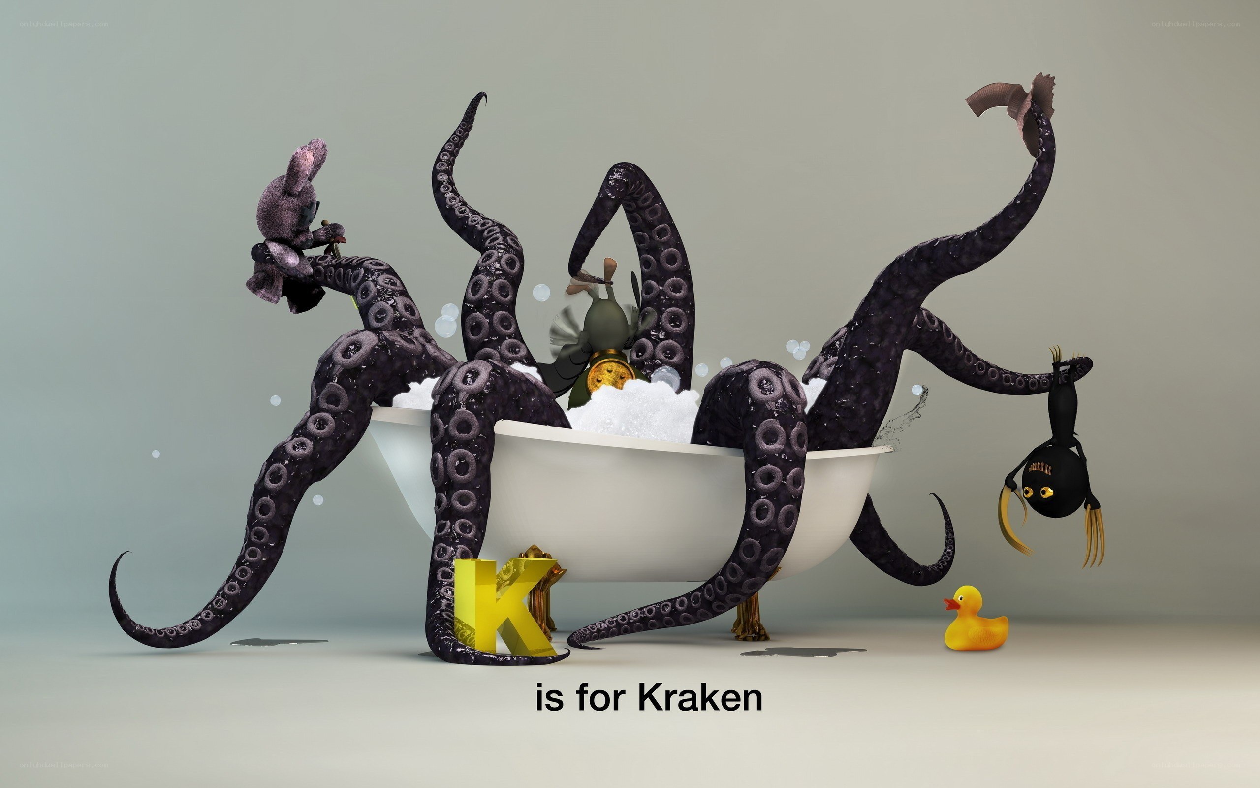 Kraken in a bathtub