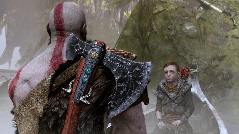 Kratos and Atreus — Gray