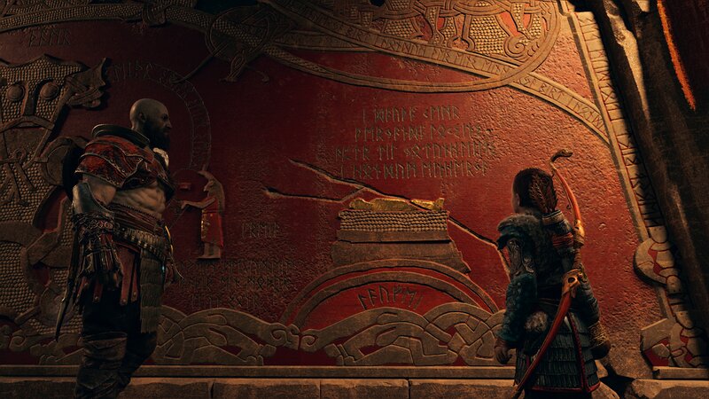 Kratos and Atreus — Red
