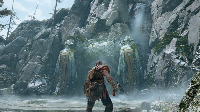 Kratos at Ancient Statues
