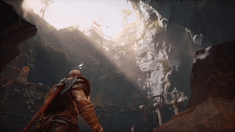 Kratos in a Canyon