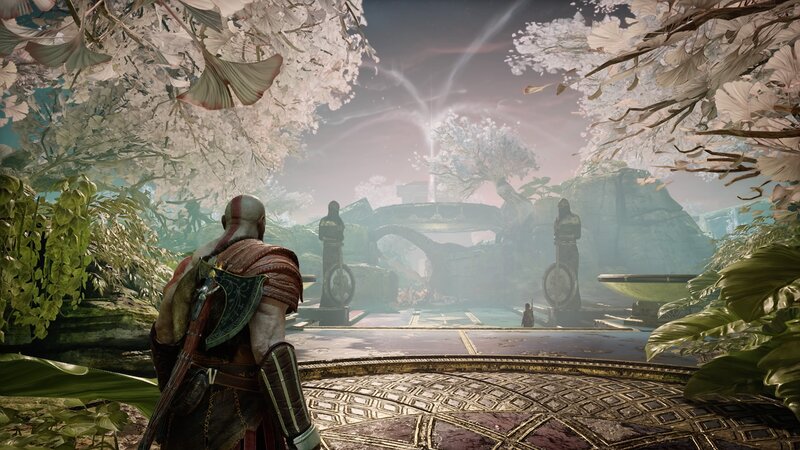 Kratos in a Garden