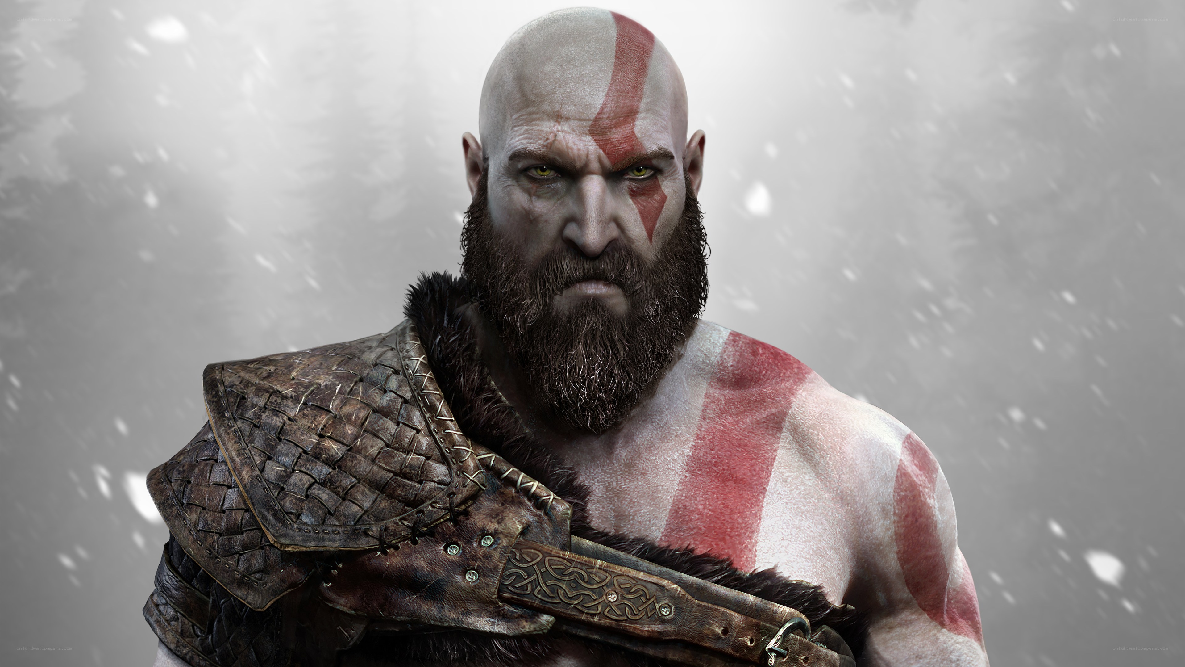 Kratos in the snow