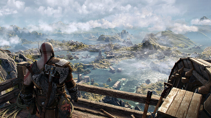 Kratos on a Ship Deck