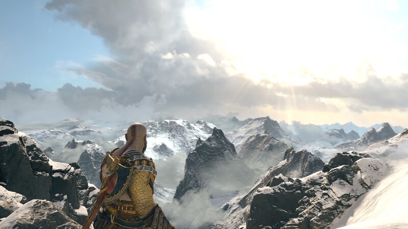 Kratos on Mountain Peak