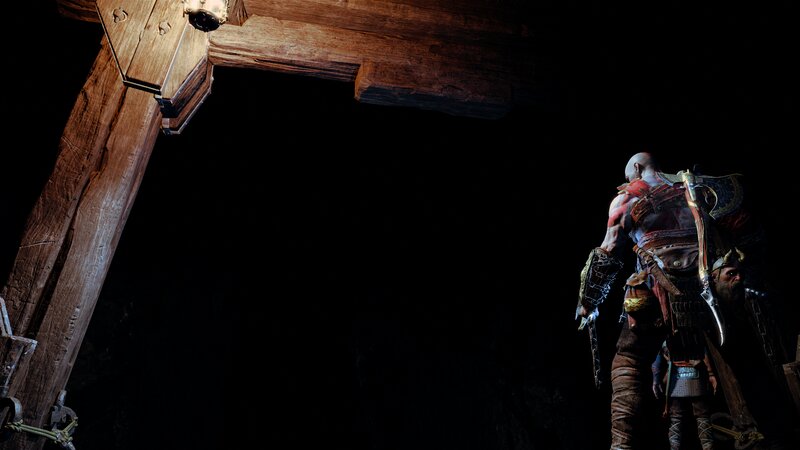 Kratos with Axe — Black