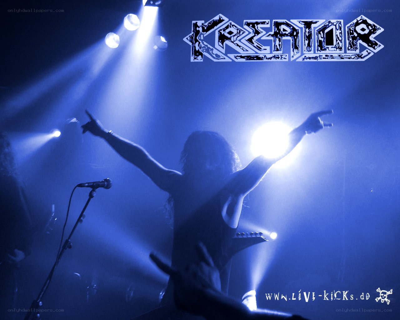 Kreator band performing live