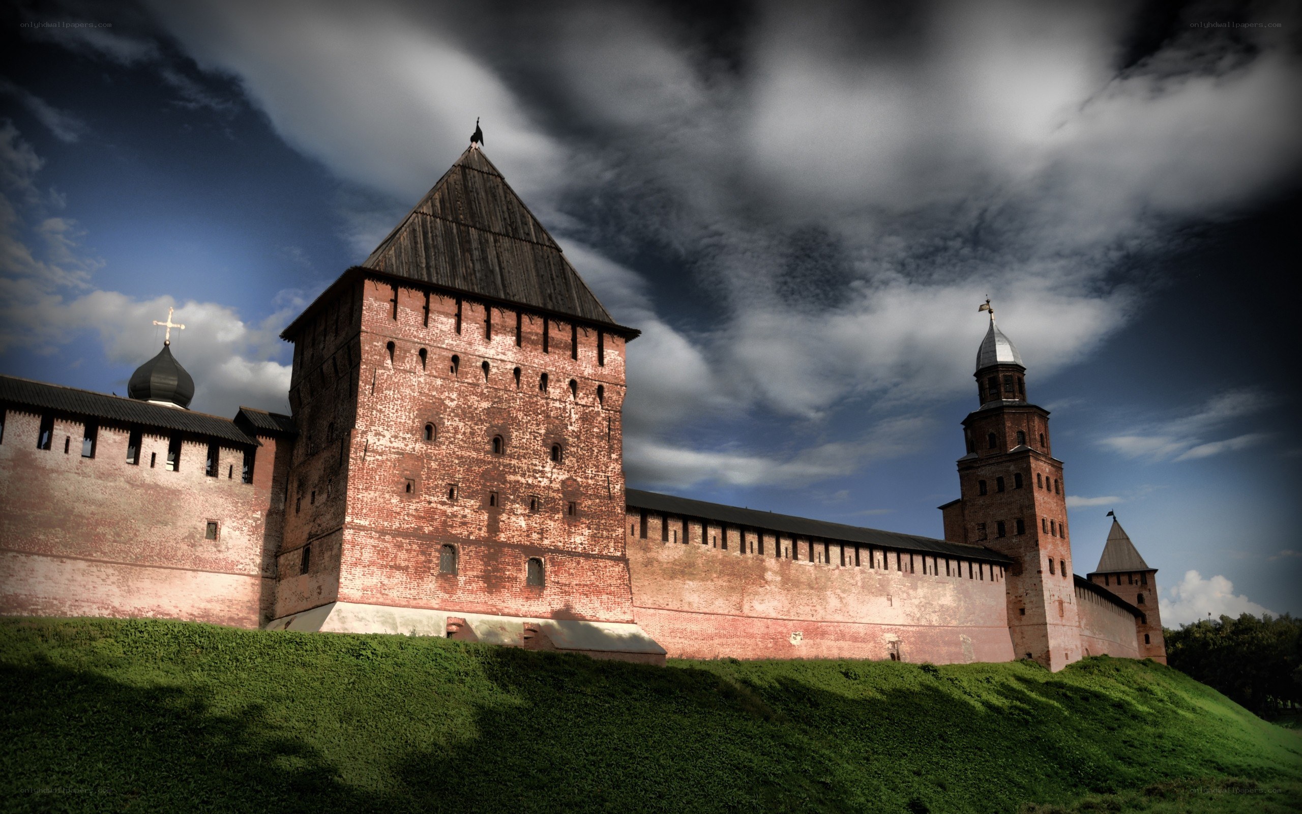 Kremlin under dramatic sky