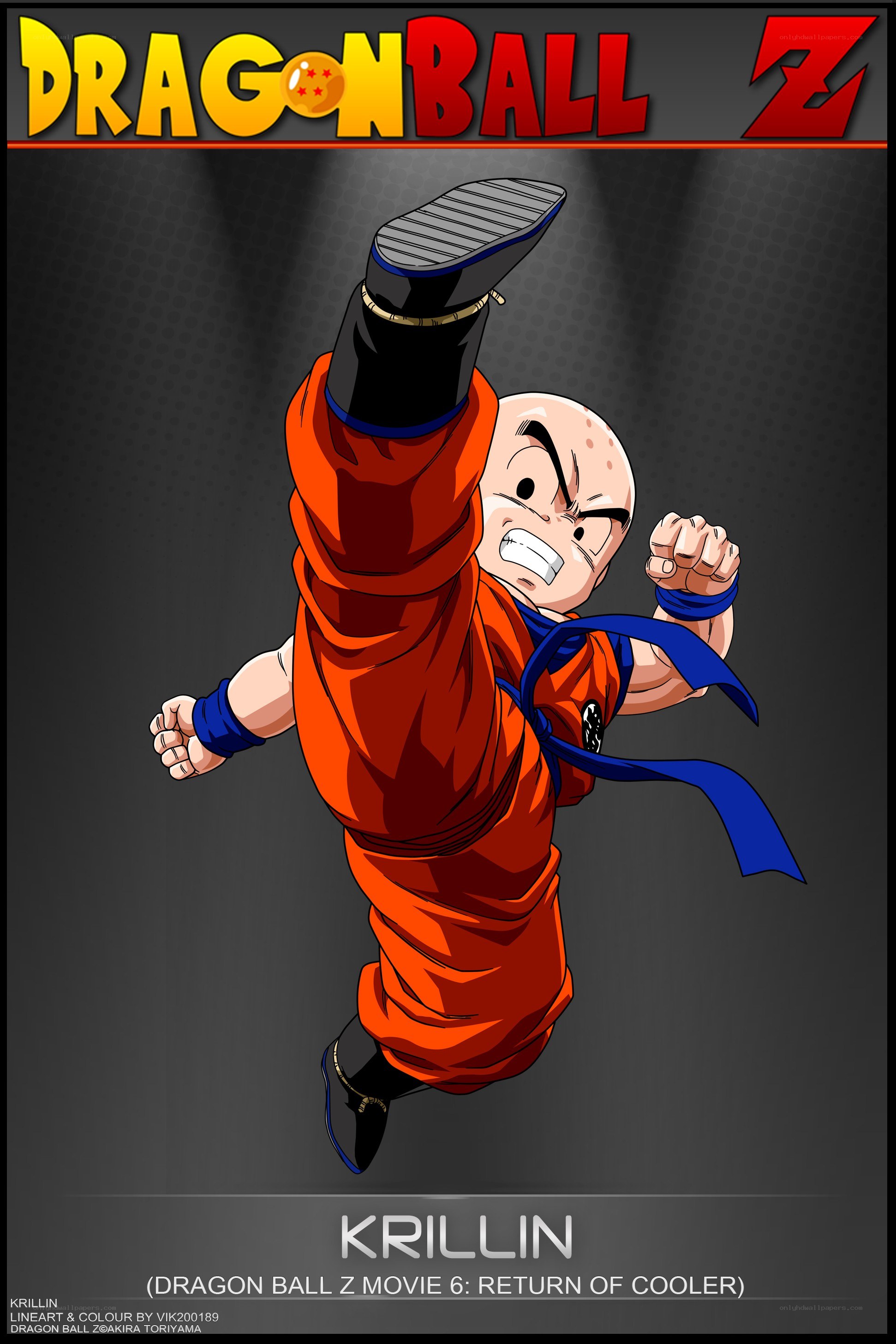 Krillin in action