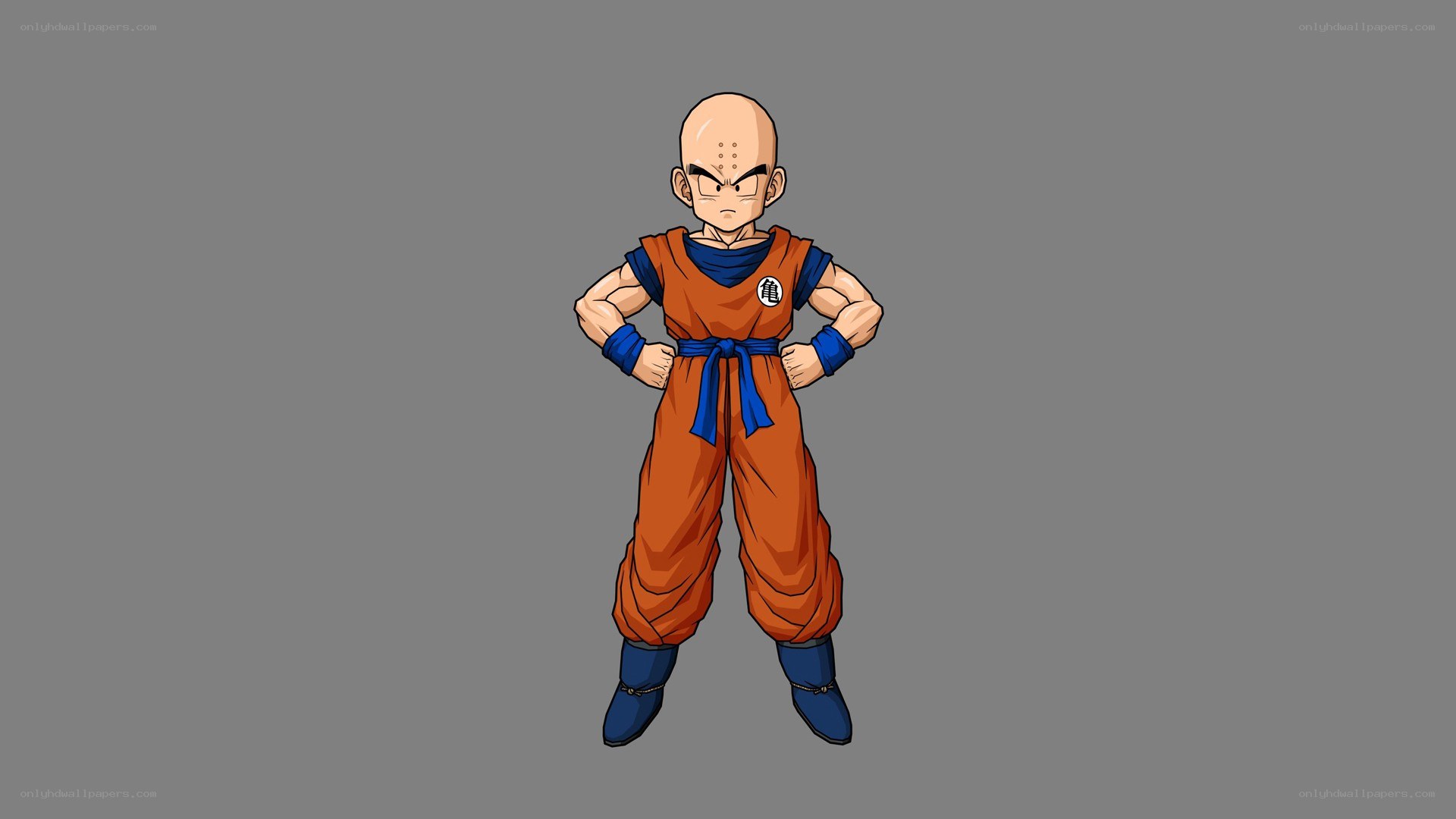 Krillin in orange gi