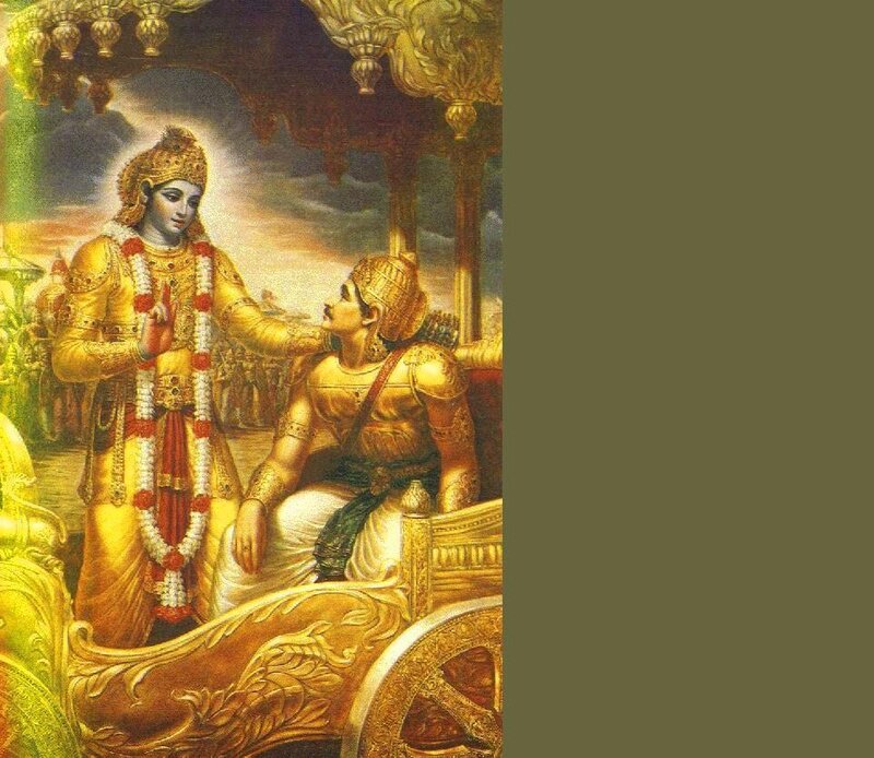 Krishna and Arjuna