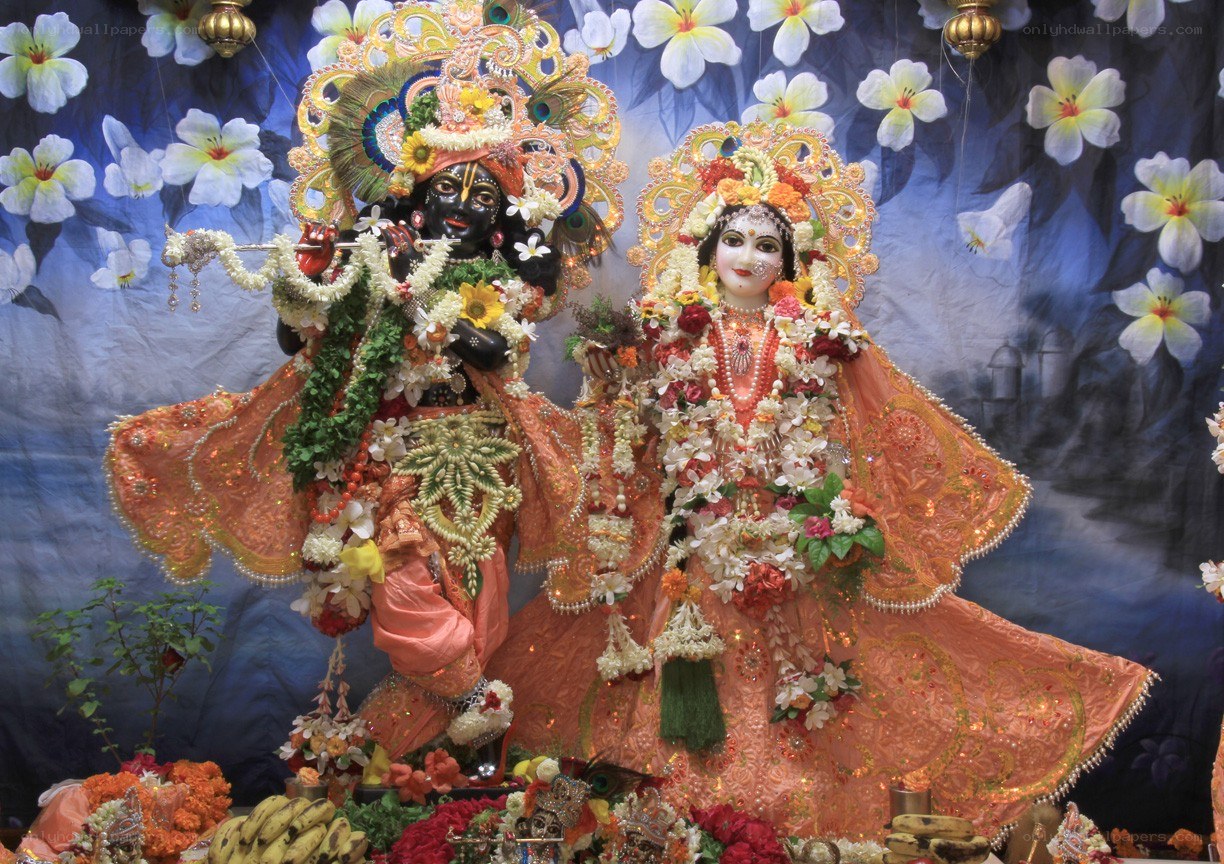 Krishna and Radha idols
