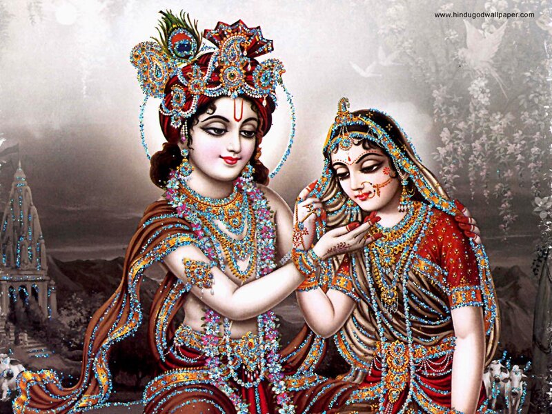 Krishna and Radha Together