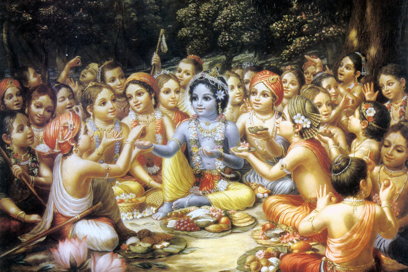 Krishna with gopis
