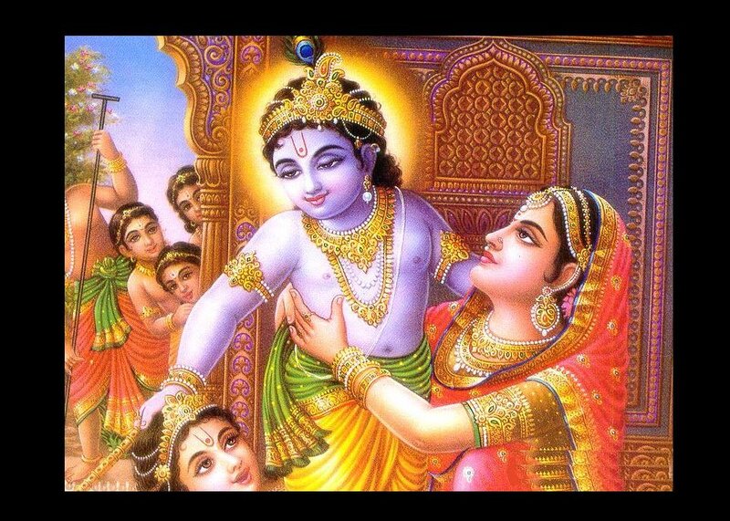Krishna with Mother Yashoda