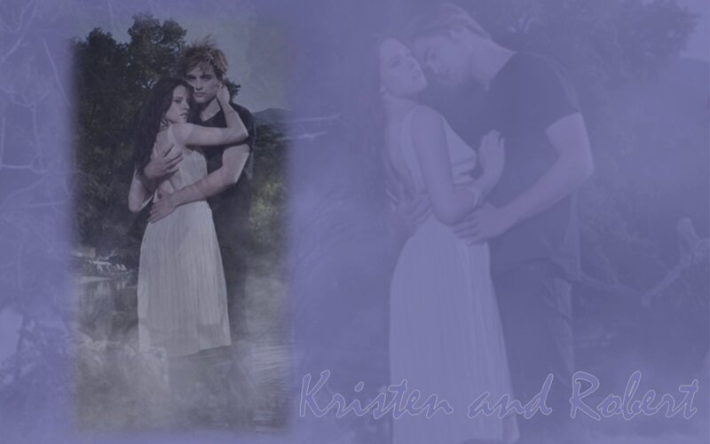 Kristen and Robert embrace