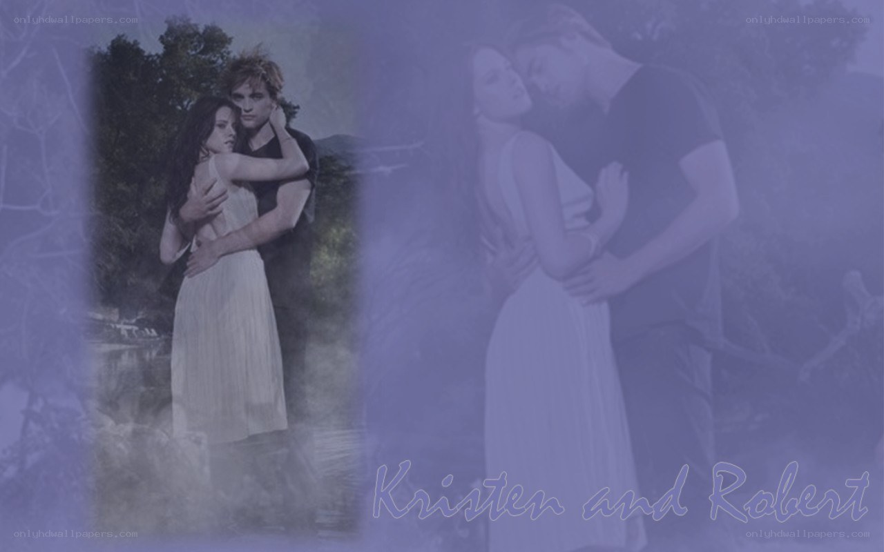 Kristen and Robert embrace