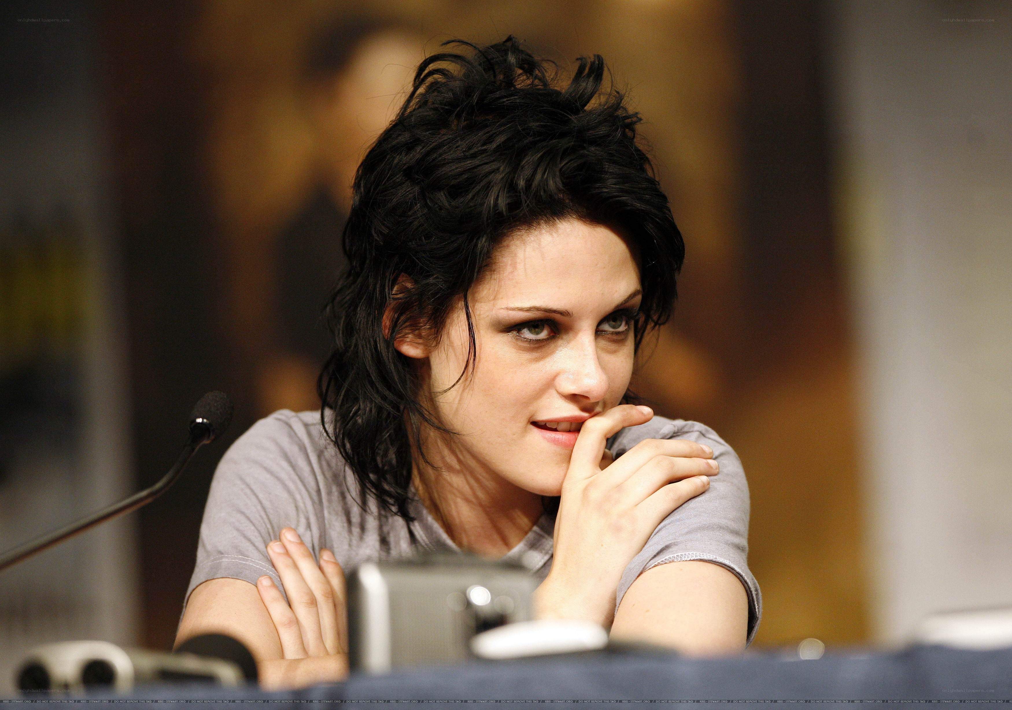 Kristen Stewart at a panel