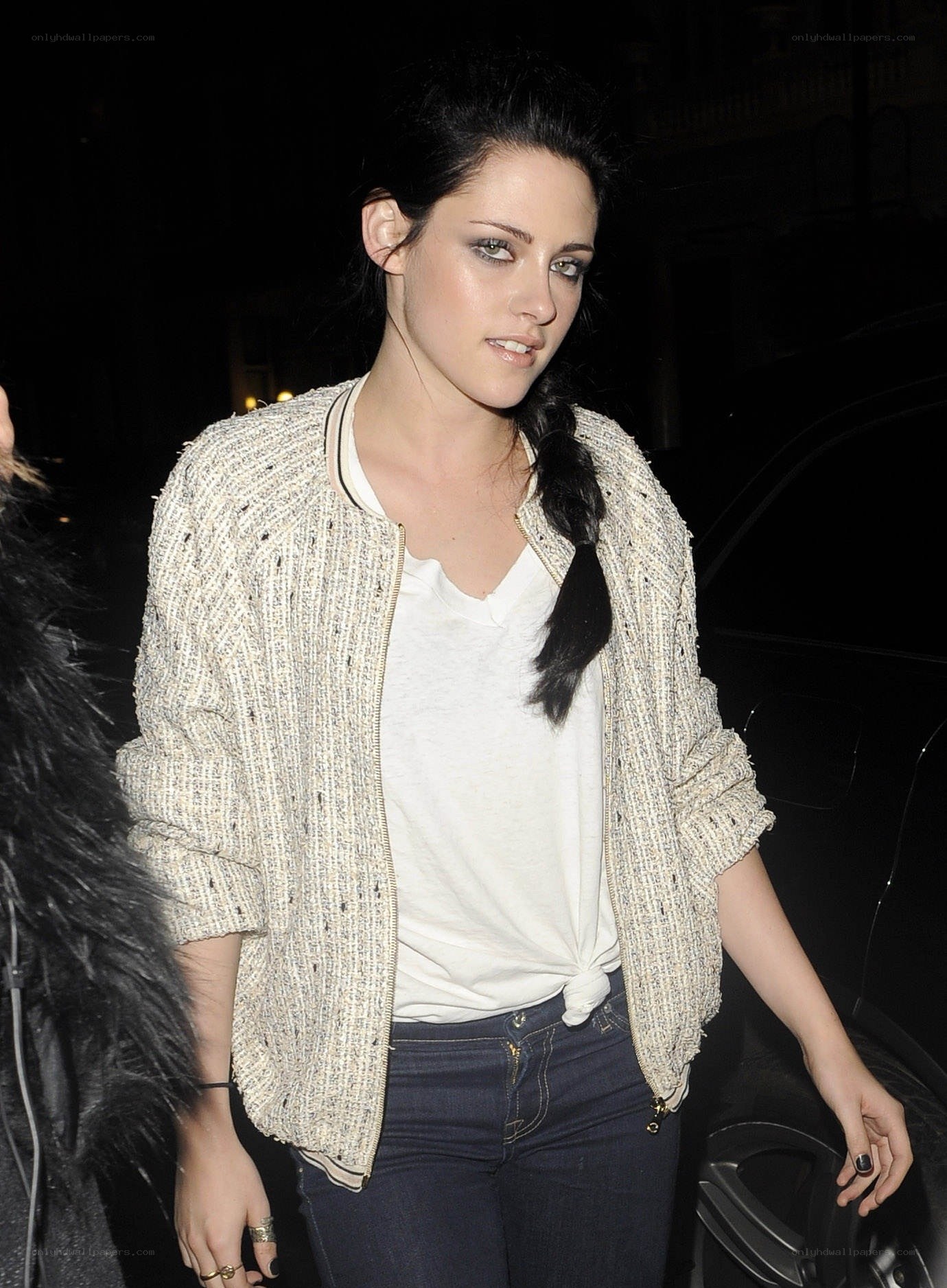 Kristen Stewart at night