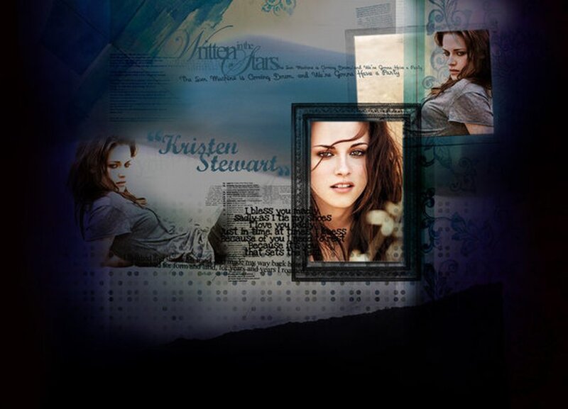 Kristen Stewart collage art